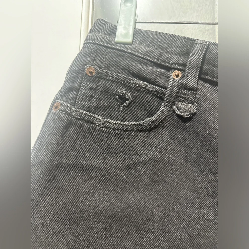 NWT Free People Washed Black Distressed Shorts. - Picture 8 of 16